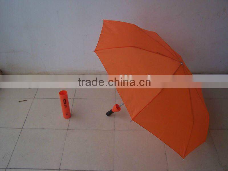 3 folding parasol advertising wine bottle umbrella
