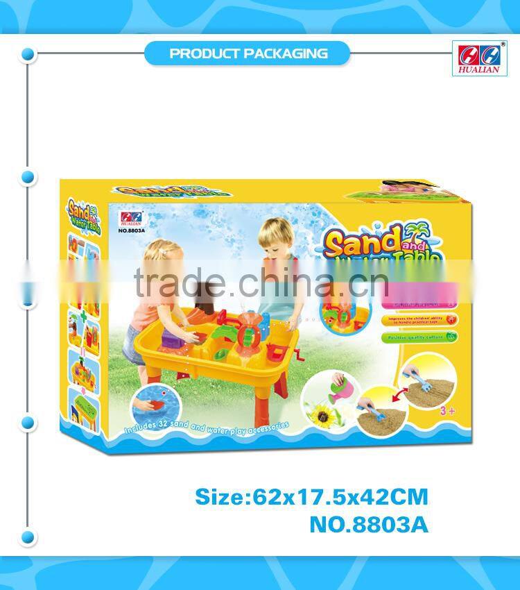 2015 Multifunction Brand New Beach table set toy with 20pcs accessories