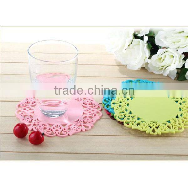 the fashionable silicone bowl mat
