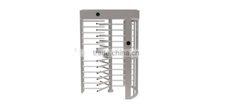 Alarming Sound Turnstile Dual Passage Rustproof Security Full Height Turnstile