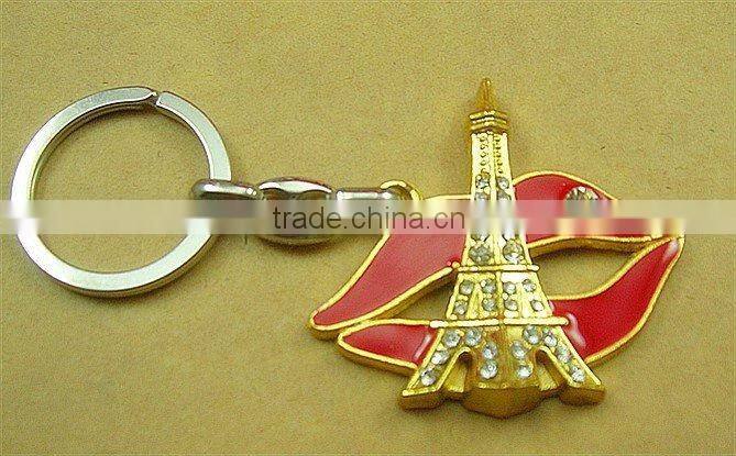 France souvenir Eiffel tower key chain