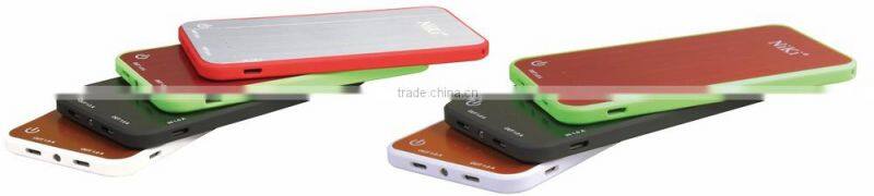 9mm Ultra Thin Colored Metal Power Bank 4000mAh