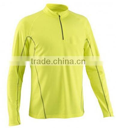 OEM service custom blank long sleeve running T-shirt with your own logo