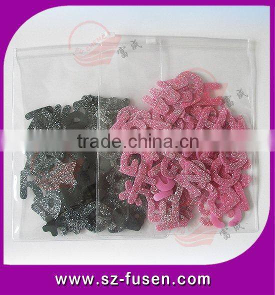 custom color hook loop letters for wholesale