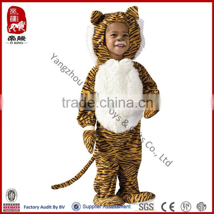 2014 new product plush tiger toy for kids stuffed tiger custume