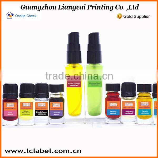 Nice cosmetic sticker label facial cleanser sticker