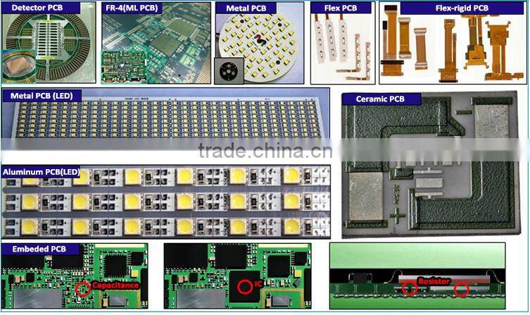 Roger circuit board pcb/pcb prototype/pcb manufacture for FM radio circuit