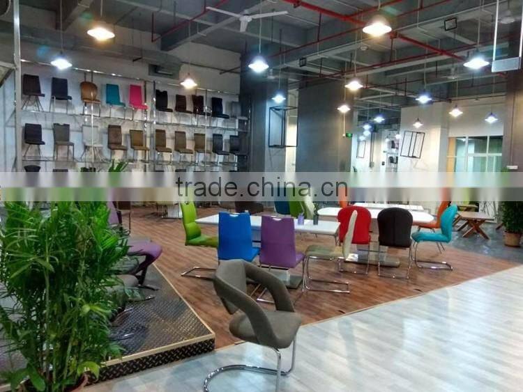 2016 Popular marble top stainless steel frame dining table
