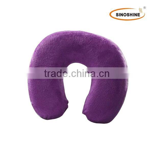 2014 Outdoor heat therapy u shape neck pillows made in China 30*30cm