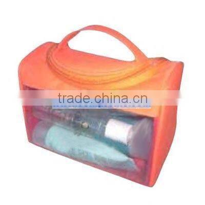 Clear Vinyl PVC Zipper Pouch Cosmetic Bag