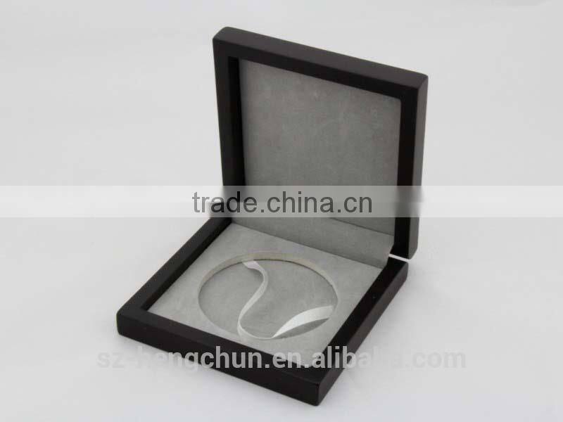 Matt finish MDF wood coin box supplier