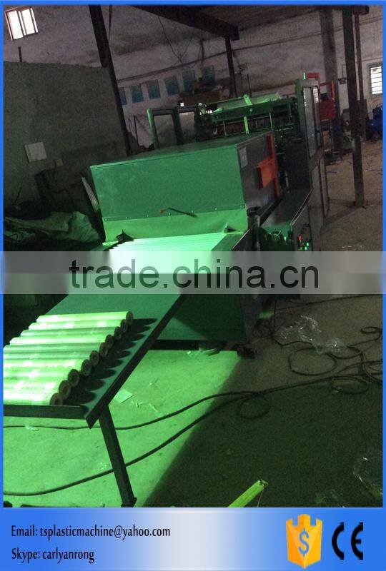 POF heat shrink film packaging machine for wallpaper rolls