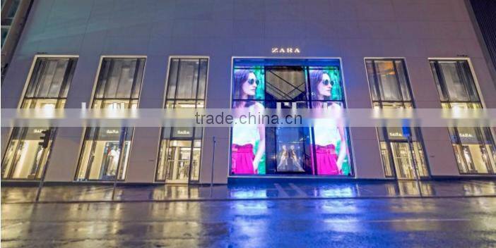 Magic window display Transparent glass LED screen display