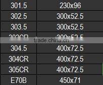 Mini Excavator C 303.5 303CR rubber track 300*52.5 *84