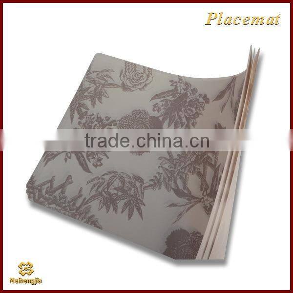 Top grade latest PP placemat with flowers