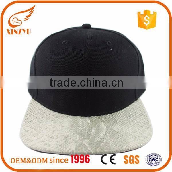 2016 new design snapback cap blank corduroy flat brim snapback cap