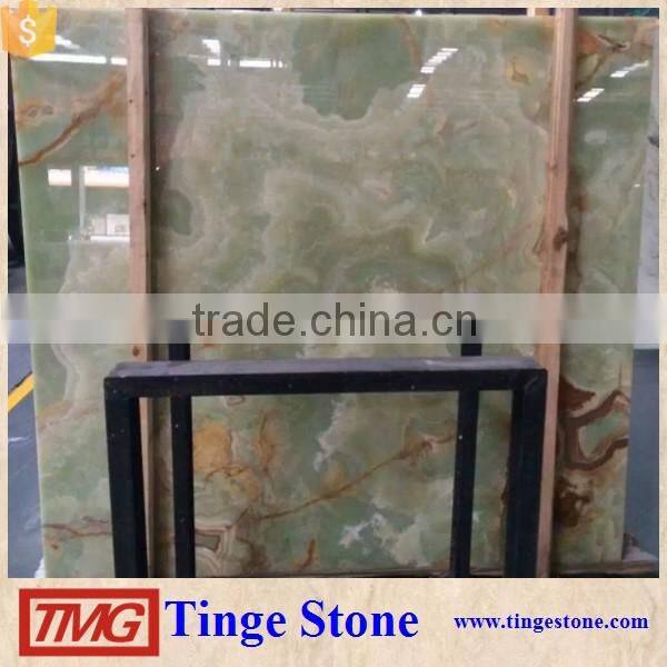 Factory Price Polished Green Onyx Marble Slab