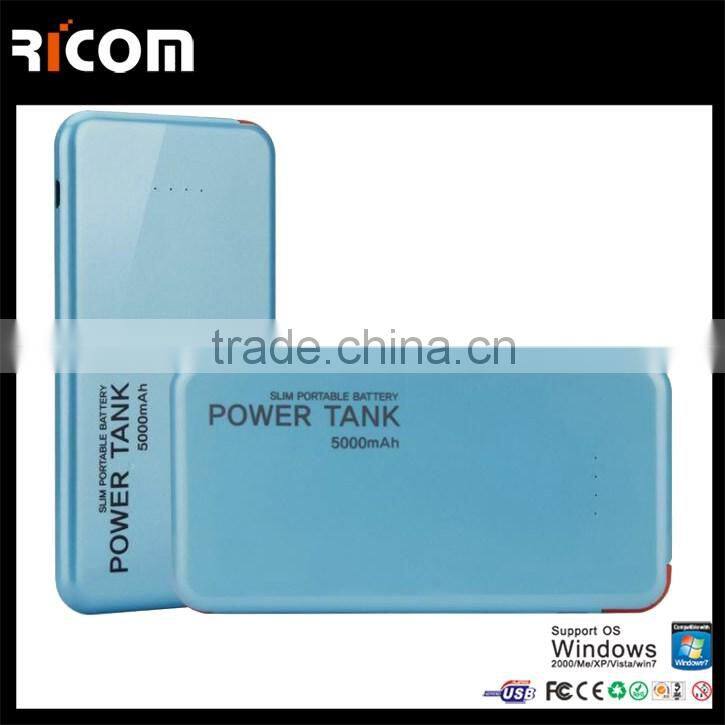 Portable Built-in Cable Power Bank 4000mah with Dual USB, Universal External Mobile Portable Charger for Samsung