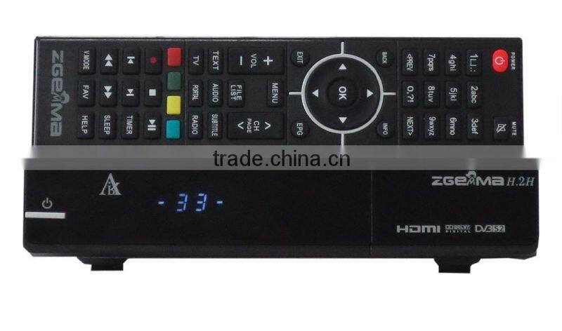 Genuine Zgemma H.2H dvb-s2+dvb-t2/c receiver linux tv box