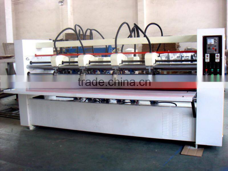 SMBD-QDD-2700 blades & scorers both move by electric offline thin blade slitter scorer