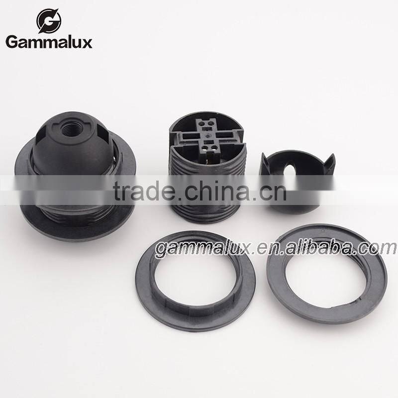 2015 Wholesale New Black 250V 4A Plastic Socket Drop E27 Lamp Light Holder