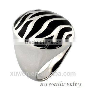 engravable zebra 316l stainless steel casting machine jewelry