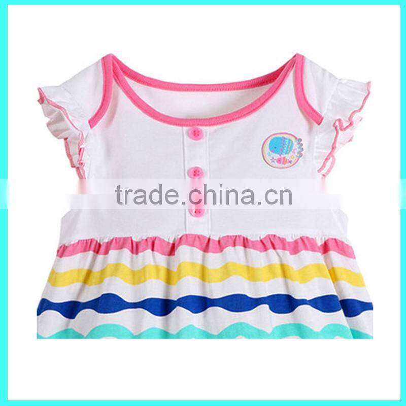 2016 Summer kids clothes girls baby dress new style, children frocks designs