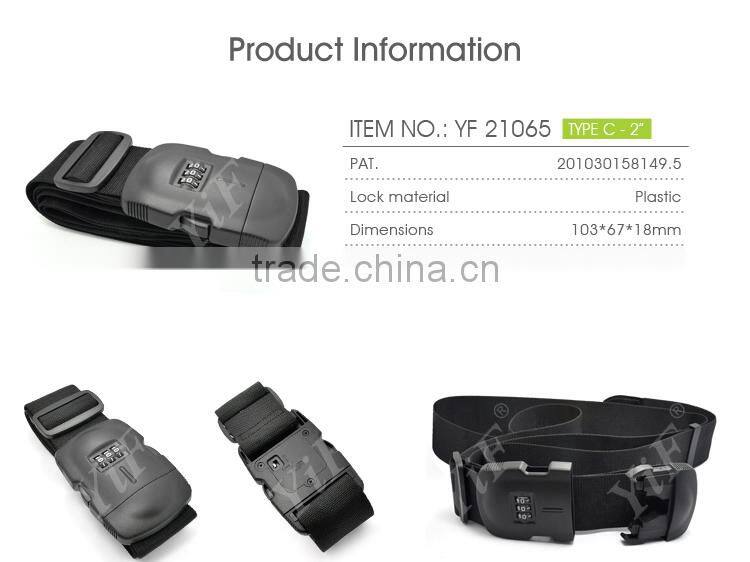 Yifeng,Suitcase strap belt,Luggage belt,Combination Lock,Strap Lock,Belt lock