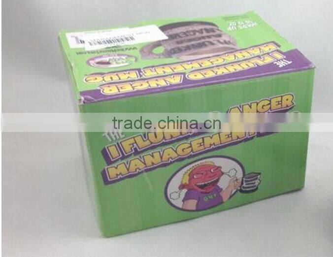 newest creative anger twist ceramic tea mug,unique promotional gift cup