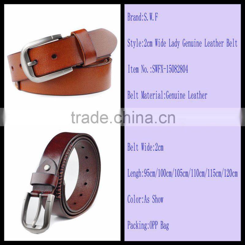 Genuine Leather Women's Belt Hot Selling Strong Products For Lady