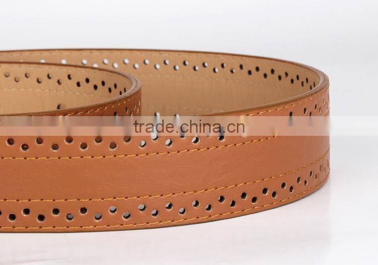 Rhinestone Pin Buckle OEM Female Leather Belt SWF-15062929