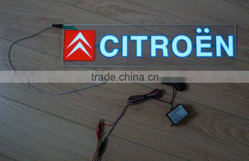 400mmX100mm EL flash car sticker,EL flashing sticker,equalizer el car sticker
