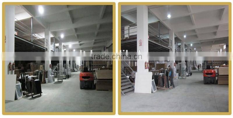 RA040 modern white MDF bathroom cabinet with ceramic basin