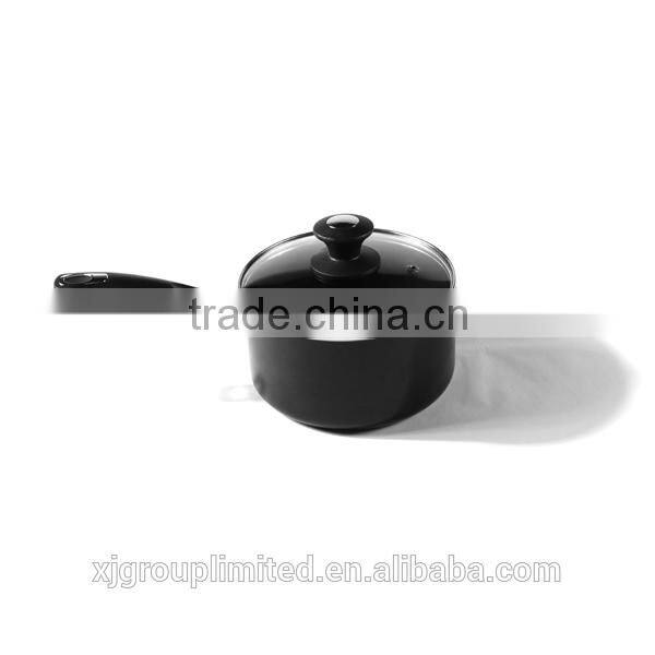 casserole hot pot with one handle glass lid XJ-13618