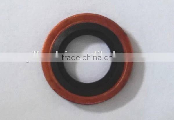 M18JB-FT-CU standard rubber metal Brass outer cased ring joint seal spacer for FOTON