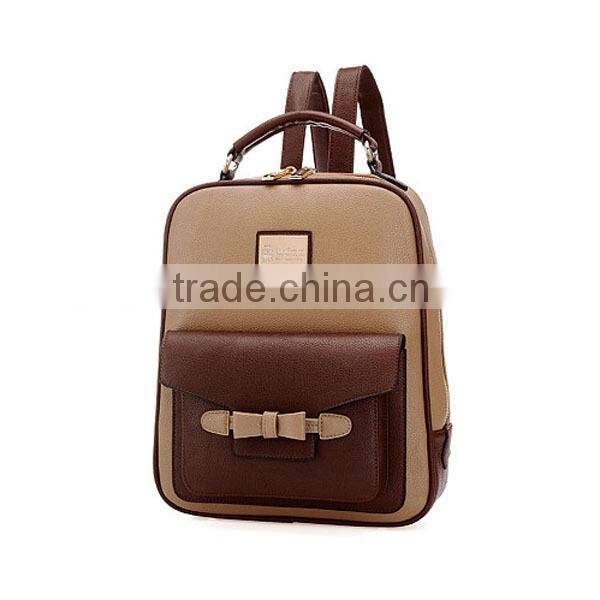 china alibaba lady leisure time leather fashionable backpack