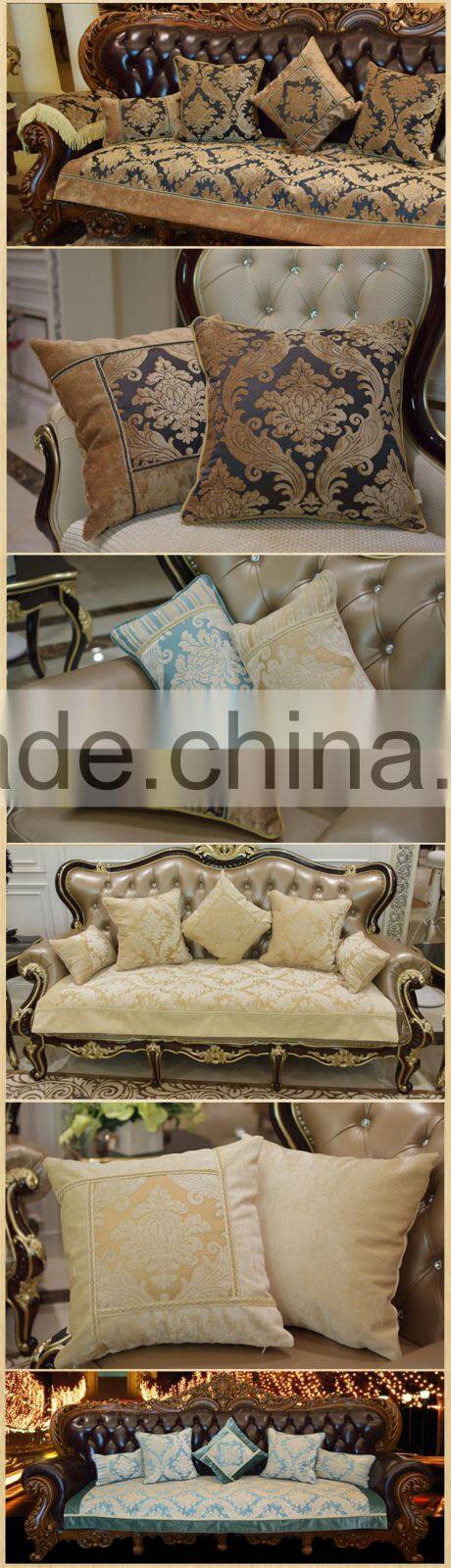 Chenille fabric for elegant sofa cushion cover classic India style heavy fabric latest design