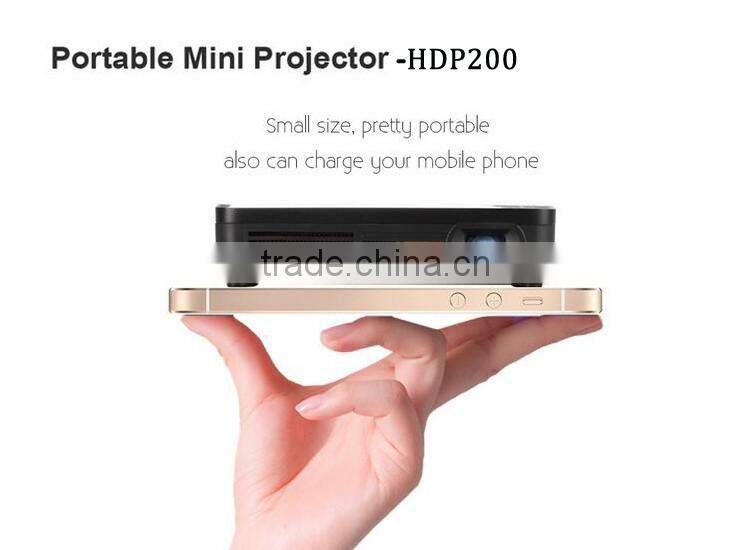 DLP projector HDP200 Mini tripod hd projector electronic toy gift