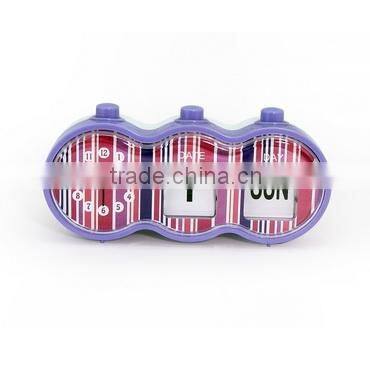 Fashion Plastic Table Desk Alarm Calendar Quartz Clock RD9857