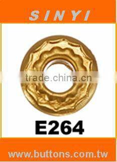 Pattern Shape Eyelet (Grommet), Brass made eyelet, custom eyelet