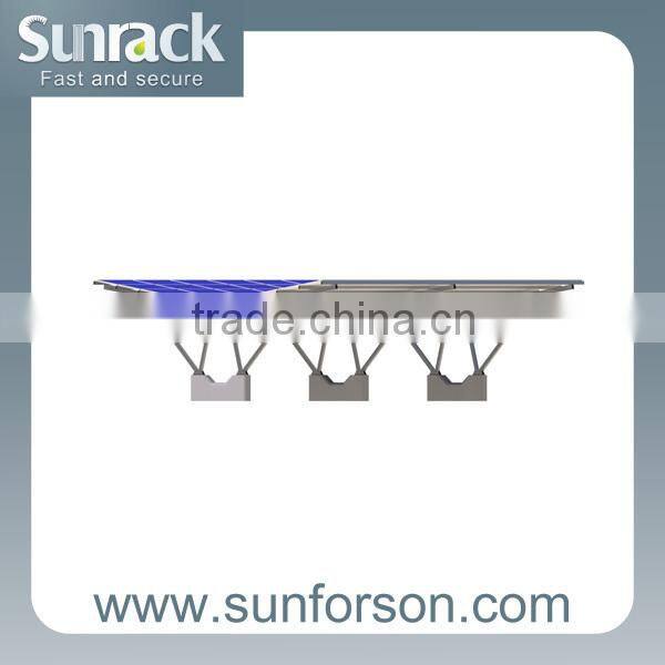 Solar ground mount with anodize AL6005-T5