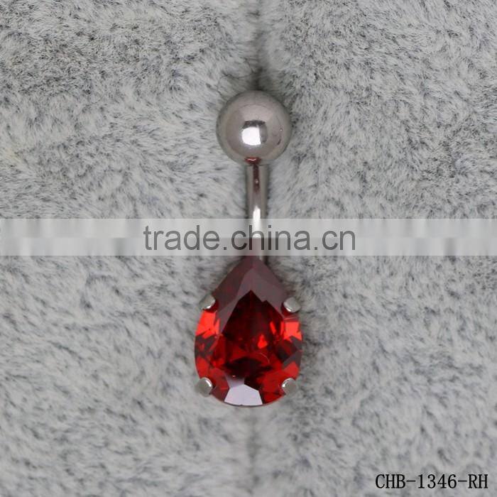 Fashion Jewelry Multi-shape Gem Wholesale 316L Stainless Steel Belly Ring