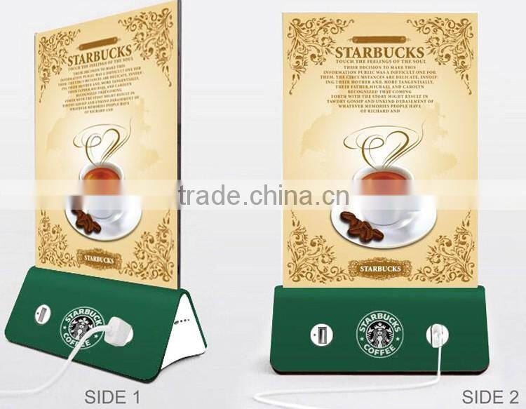 best price 2016 beer companies advertising power bank smartphones charger, menu power bank