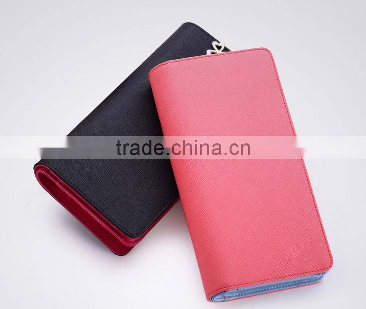 2015 popular design nylon fashion women wallet