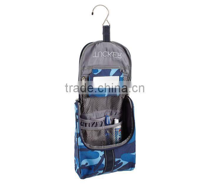 600D Polyester travel Hanging Toiletry Bag