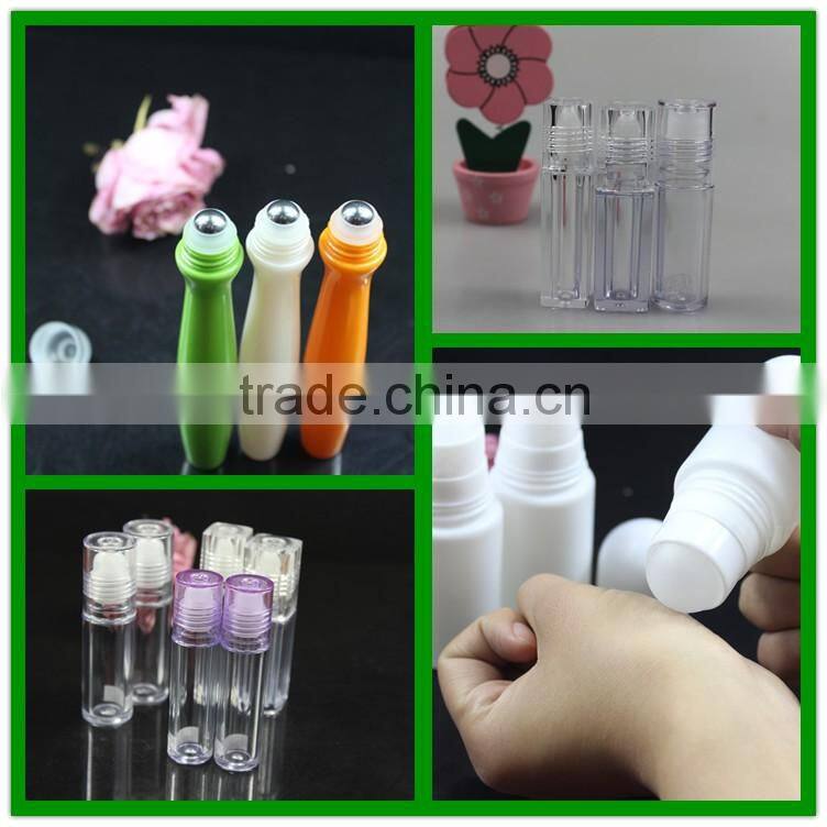 24 hours feedback odm available 5ml glass roll on bottles with stainless steel roller ball