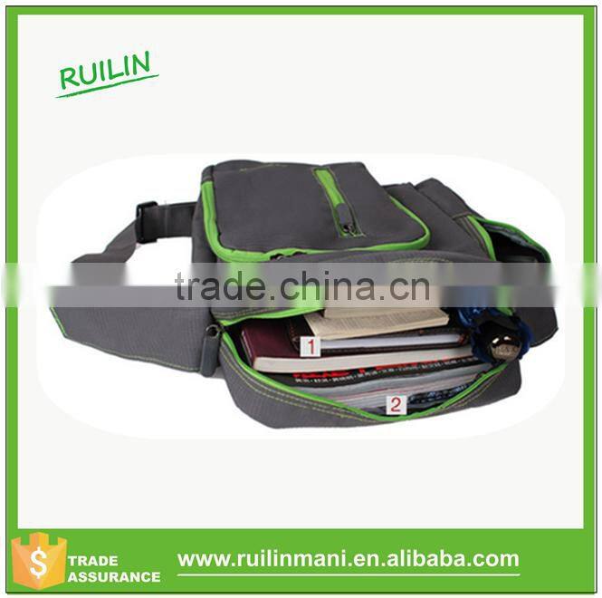 Special design postal satchel bag Chinese Manufacturer independent messenger bags designer satchels with asymmetric pockets