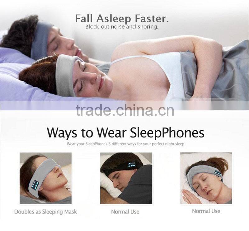 Smart Wearable Devices Stereo Magic Music Headband Sport Bluetooth Wireless Headset With Answer Call for SmartPhone