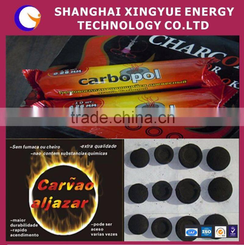 Lights Quickly burning long time healthy wood ARAB charcoal hookah shisha of factory price