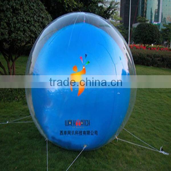 2015 the best selling product inflatable ground balloon / inflatable advertising balloon / double ball for advertising